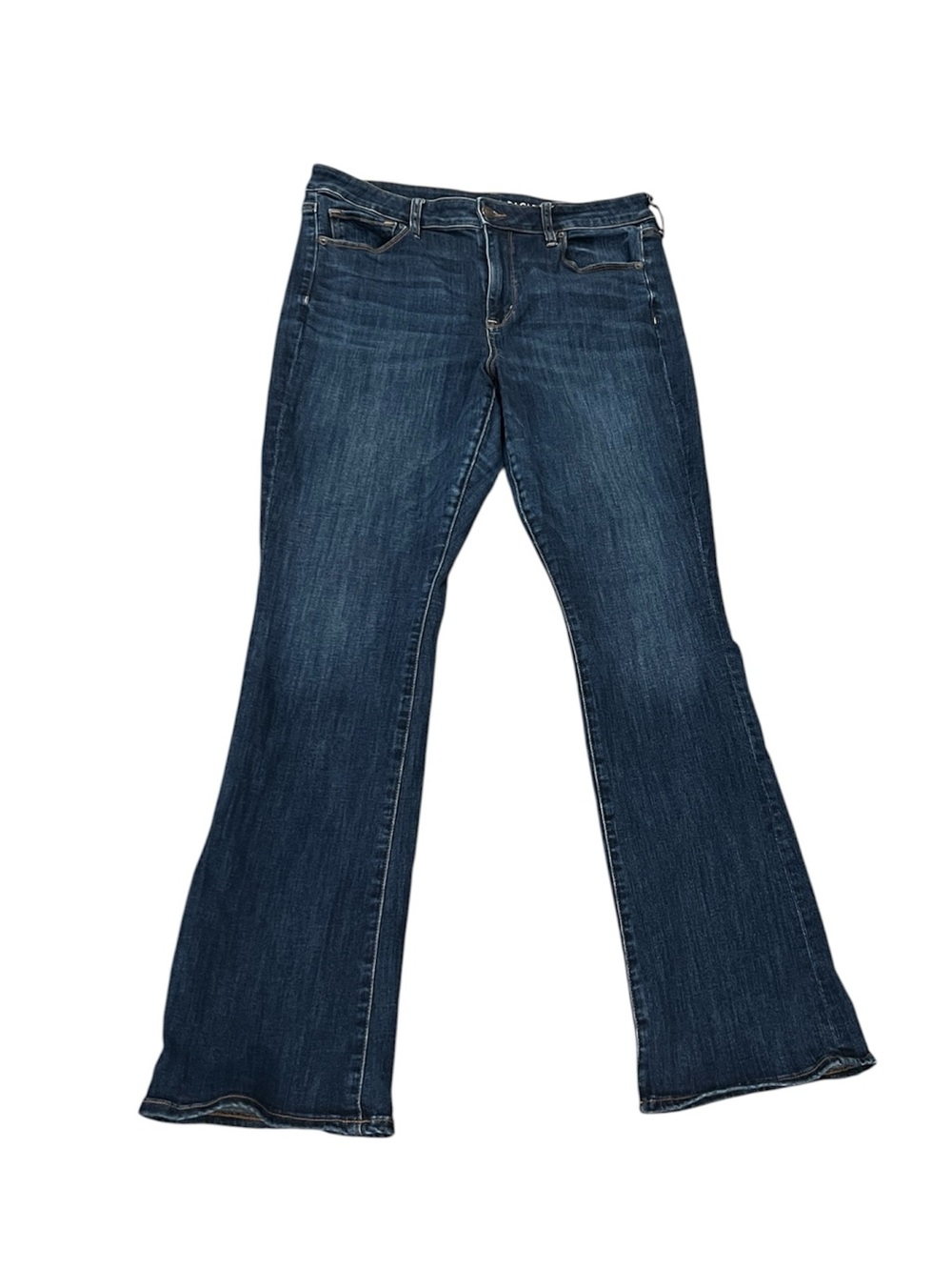 American Eagle women’s high rise skinny kick dark wash size 14R